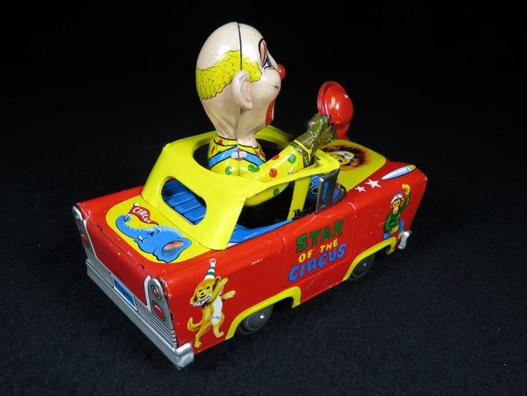 Star of the Circus Star of the Circus Clown Car Cragstan Japan Mark Bergin Toys