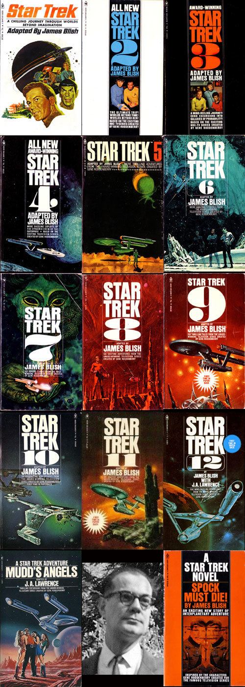 Star Trek (Blish) space1970 Bantam STAR TREK Paperbacks By James Blish