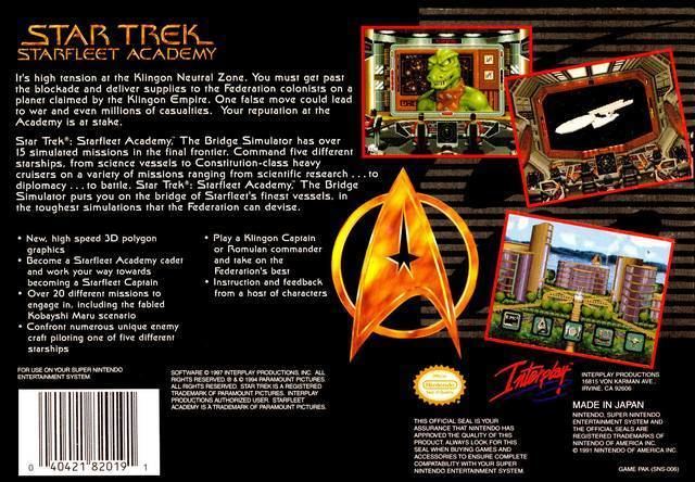 Star Trek: Starfleet Academy - Starship Bridge Simulator Star Trek Starfleet Academy Starship Bridge Simulator Box Shot for