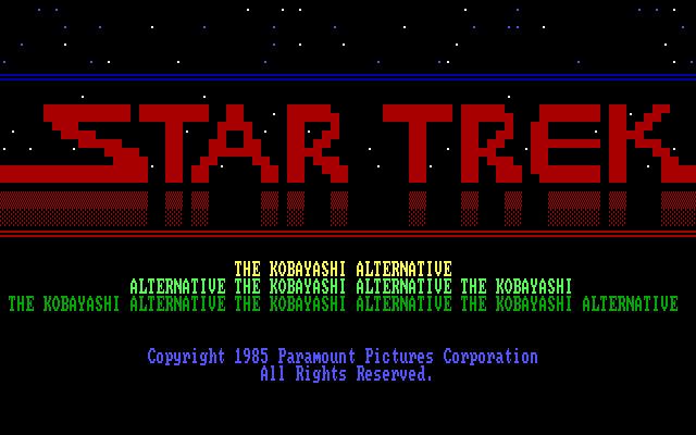 Star Trek: The Kobayashi Alternative Download Star Trek The Kobayashi Alternative My Abandonware