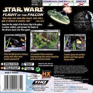 Star Wars: Flight of the Falcon Star Wars Flight of the Falcon Box Shot for Game Boy Advance GameFAQs