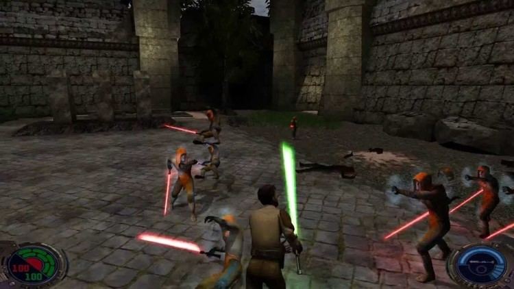 Star Wars Jedi Knight II: Jedi Outcast Star Wars Jedi Knight II Jedi Outcast Fun with Lightsabers YouTube
