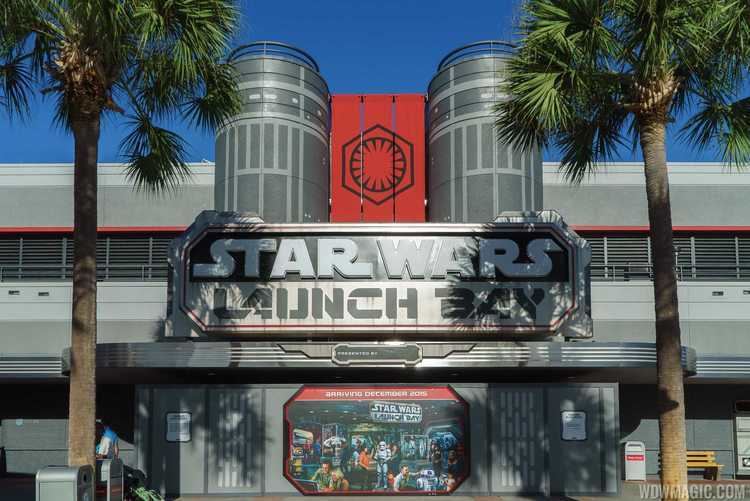 Star Wars Launch Bay PHOTOS Star Wars Launch Bay exterior complete ahead of tomorrow39s