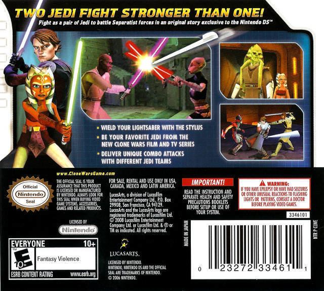star wars the clone wars ds game