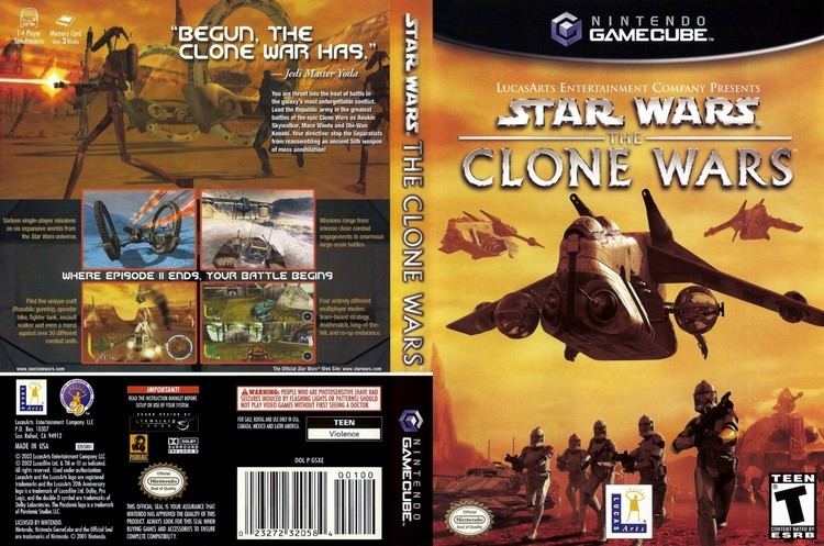 Star Wars: The Clone Wars (2002 video game) httpsrmprdseGCNCoversStar20Wars20The20C