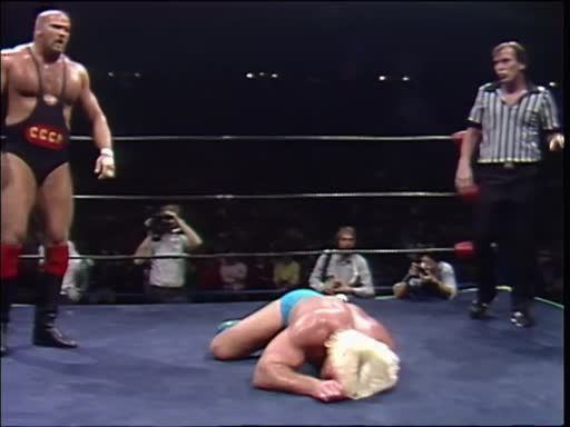 Starrcade (1986) NWAWCW Starrcade 1986 nikita kollof and ric flair NWA WCW