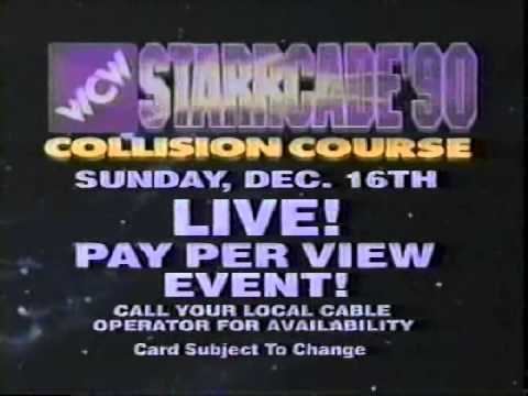 Starrcade (1990) WCW Starrcade 1990 Collision Course Promo 15Second Version YouTube