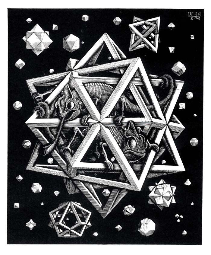 Stars (M. C. Escher) httpssmediacacheak0pinimgcom736xb9f4a2