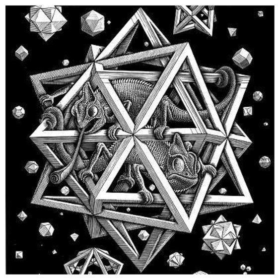 Stars (M. C. Escher) hyperbolic geometry Google Search Geometry Pinterest Mc