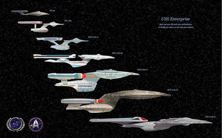 Starship Enterprise USS Enterprise The Star Ships Which is your favorite