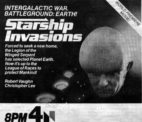 Starship Invasions space1970 STARSHIP INVASIONS 1978 TV Guide Ad