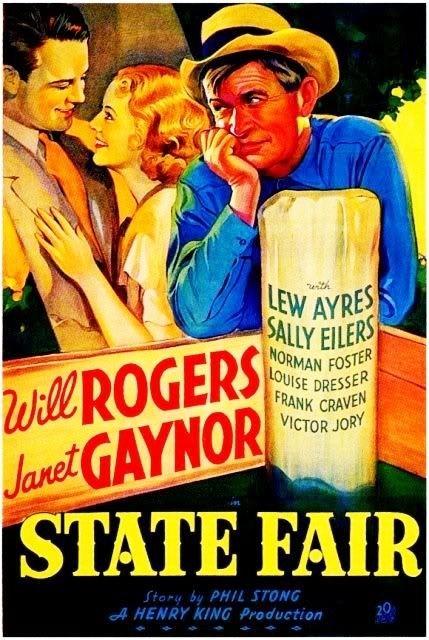State Fair (1933 film) State Fair 1933 Henry King Will Rogers Janet Gaynor Lew Ayres