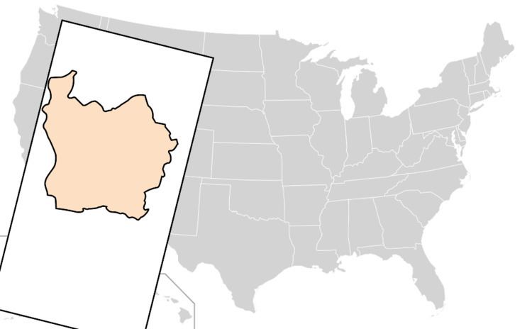State of Deseret FileState of Deseret in comparison with modern United States