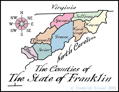 State of Franklin TNGenWeb Project State of Franklin East Tennessee Pre 1796