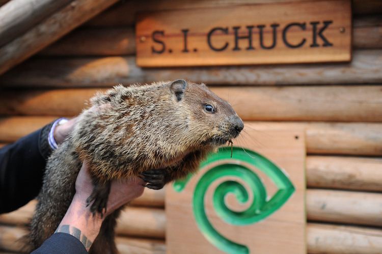 Staten Island Chuck TIME WARNER CABLE SPONSORS 2012 GROUNDHOG DAY CEREMONY