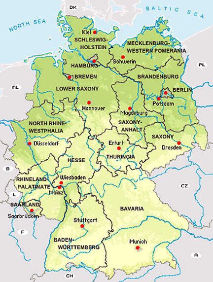 States of Germany States of the Federal Republic of Germany