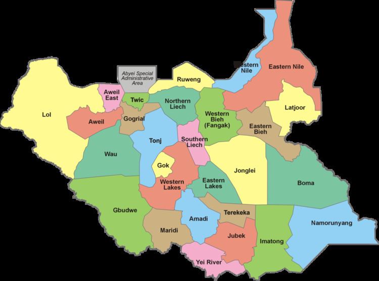 States of South Sudan