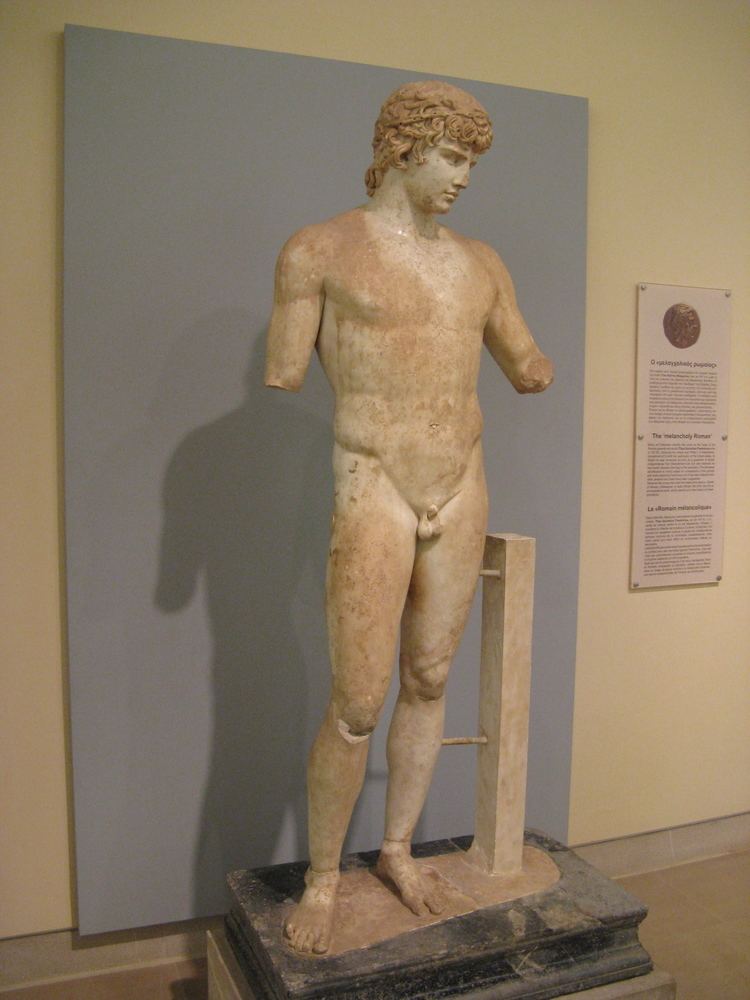 Statue of Antinous (Delphi) FileDelphi Antinousjpg Wikimedia Commons