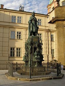 Statue of Charles IV, Křižovnické Square httpsuploadwikimediaorgwikipediacommonsthu