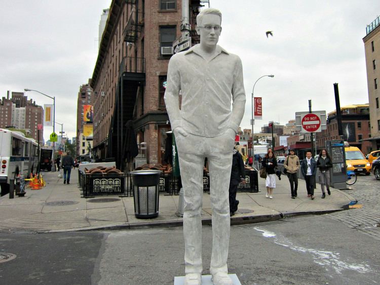 Statue of Edward Snowden An Edward Snowden Statue Slow Dancing with Strangers and More Art