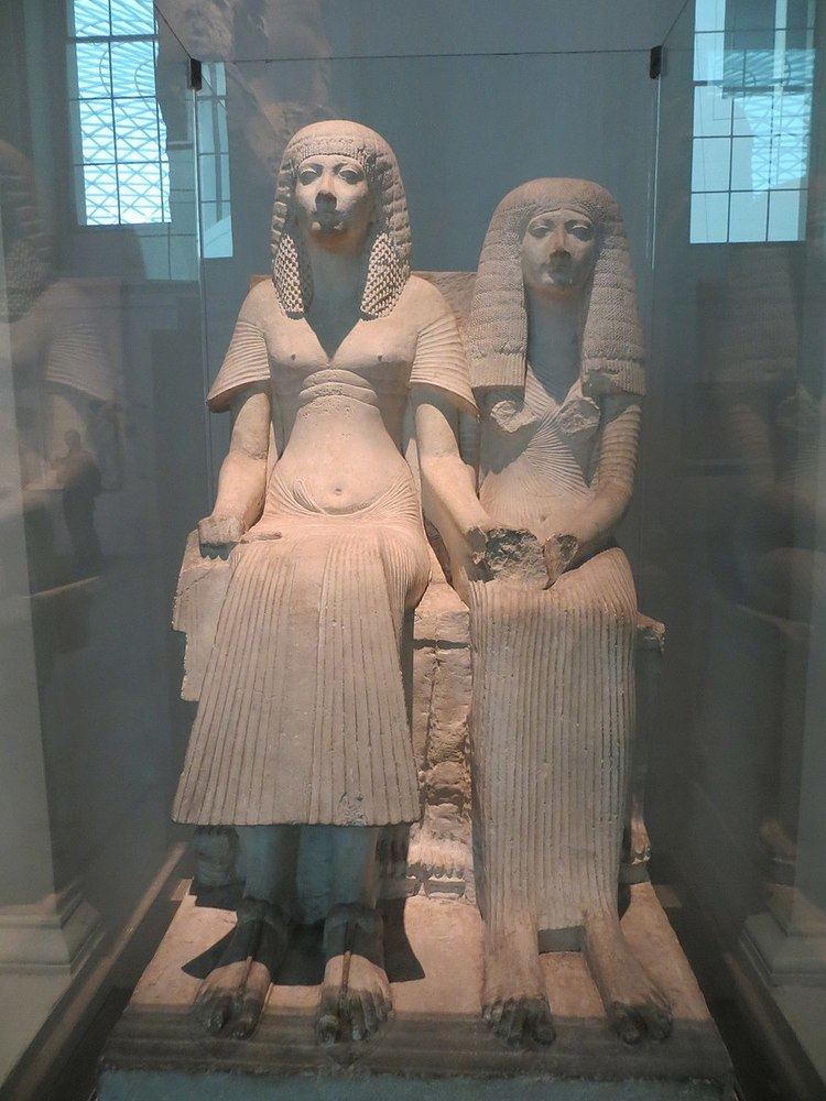 Statue of Horemheb and Amenia