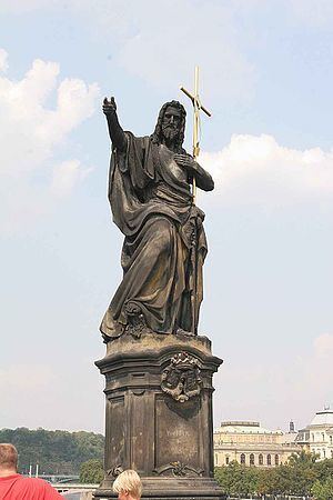 Statue of John the Baptist, Charles Bridge httpsuploadwikimediaorgwikipediacommonsthu