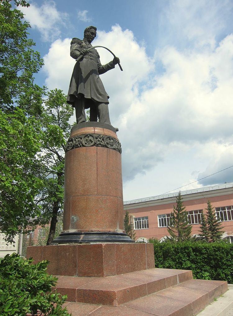 Statue of Metallurgist Anosov, Zlatoust