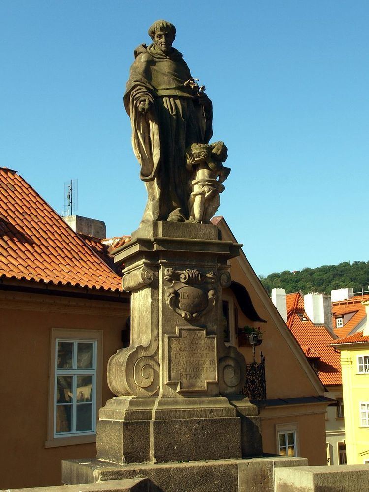 Statue of Nicholas of Tolentino, Charles Bridge