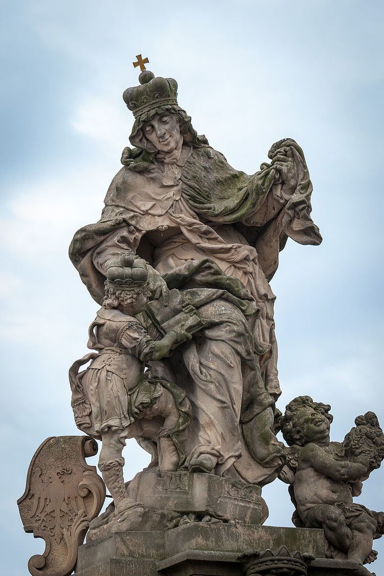 Statue of Saint Ludmila, Charles Bridge
