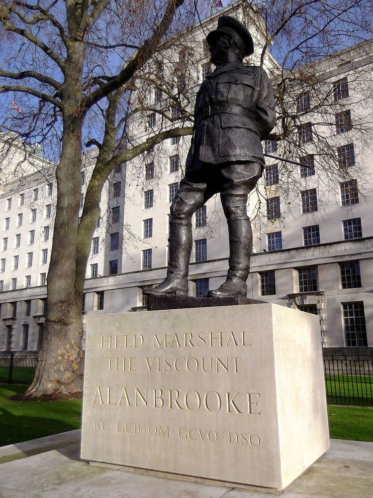 Statue of the Viscount Alanbrooke, London