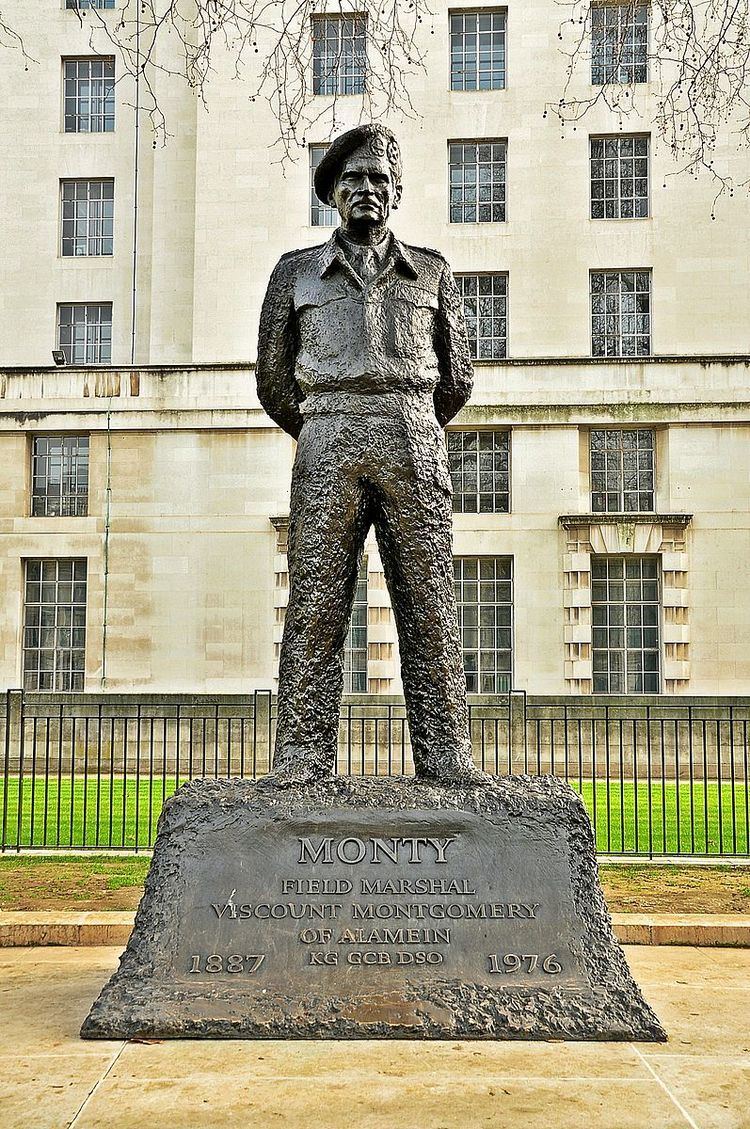 Statue of the Viscount Montgomery, London