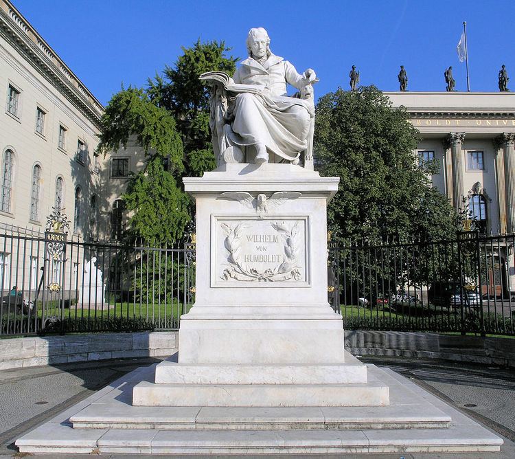 Statue of Wilhelm von Humboldt
