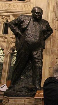 Statue of Winston Churchill, Palace of Westminster httpsuploadwikimediaorgwikipediacommonsthu