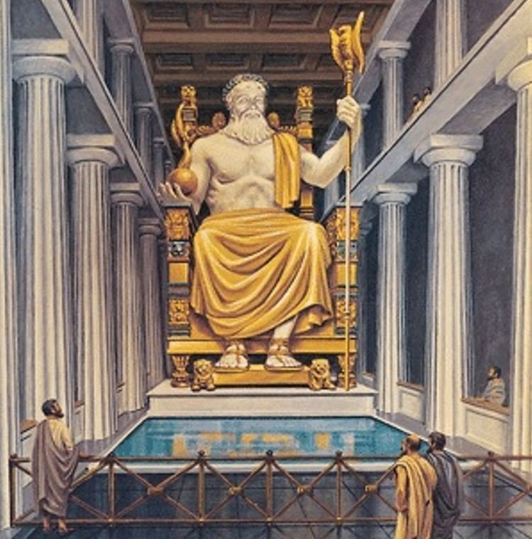 Statue of Zeus at Olympia Of Zeus at Olympia