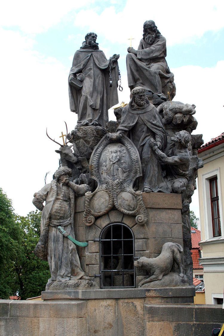 Statues of John of Matha, Felix of Valois and Saint Ivan, Charles Bridge