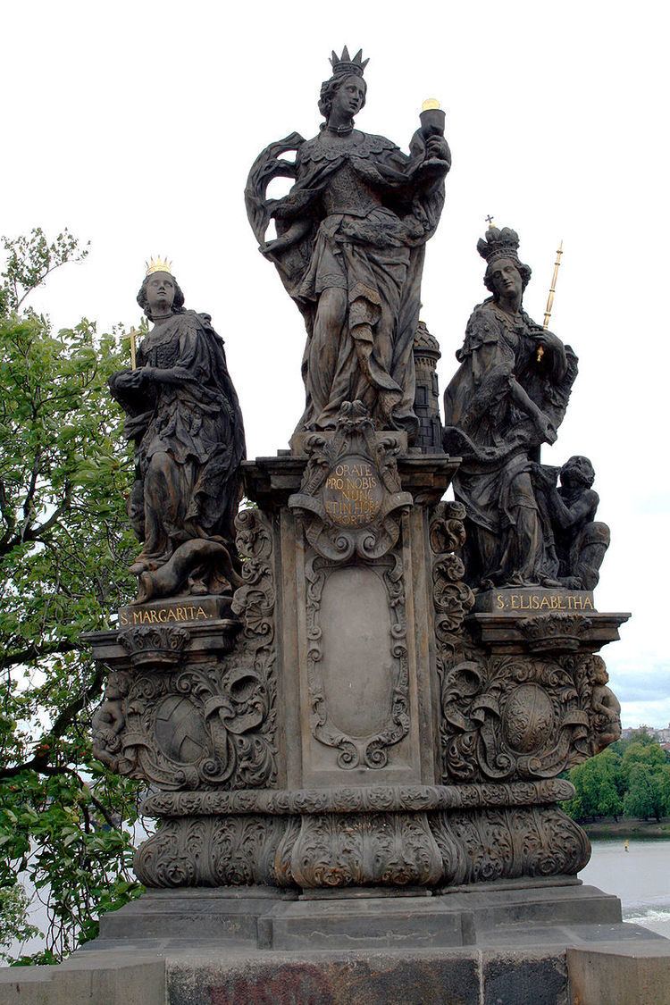 Statues of Saints Barbara, Margaret and Elizabeth, Charles Bridge