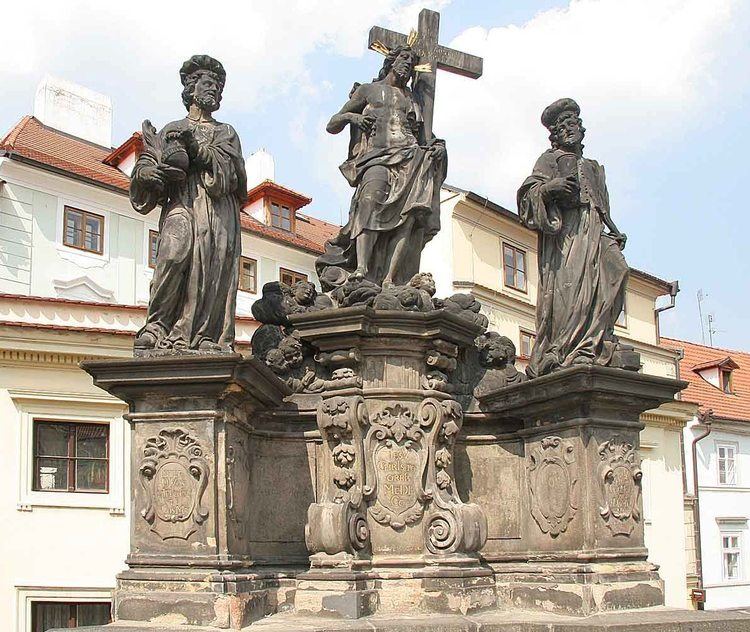 Statues of Saints Cosmas and Damian, Charles Bridge