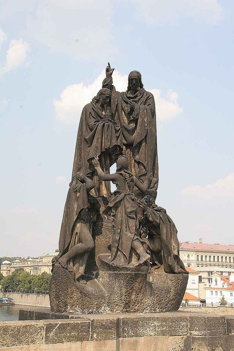 Statues of Saints Cyril and Methodius, Charles Bridge