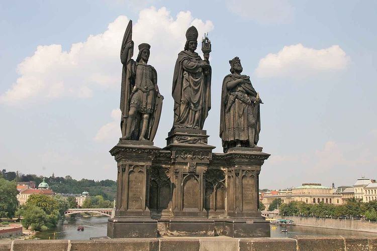 Statues of Saints Norbert, Wenceslaus and Sigismund