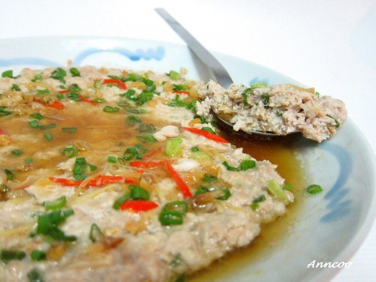 Steam minced pork Steamed Minced Pork with Dong Cai Anncoo Journal