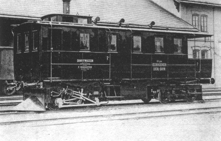 Steam railcar