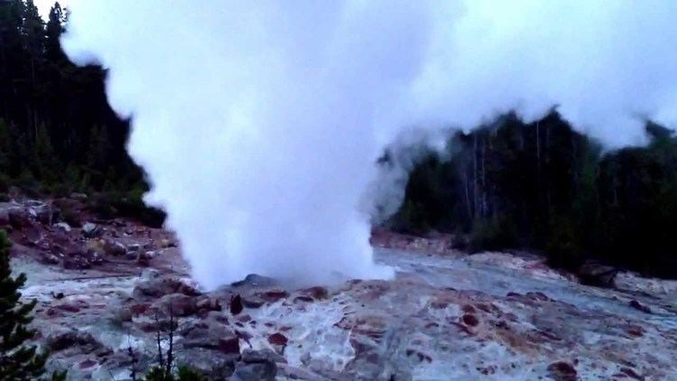 Steamboat Geyser Steamboat Geyser eruption in yellowstone National Park Wednesday