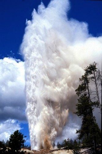 Steamboat Geyser Yellowstone39s Steamboat geyser sees rare eruption Spokane North