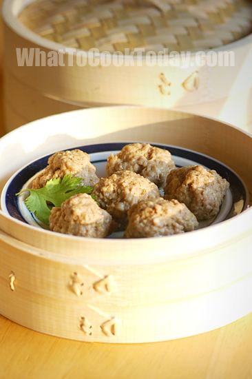 Steamed meatball CHINESE STEAMED MEAT BALLS