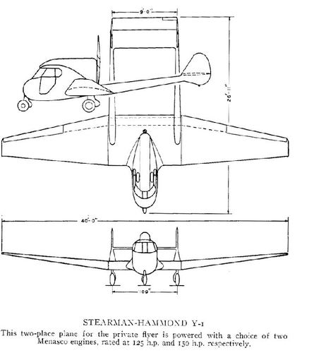 Stearman-Hammond Y-1 StearmanHammond Y1 RC Groups