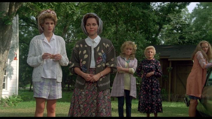 Steel Magnolias movie scenes Steel Magnolias is presented on Blu ray courtesy of Twilight Time with an AVC encoded 1080p transfer in 1 85 1 This continues Twilight Time s exceptional 