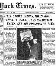 Steel strike of 1959 Today39s Titans Can Learn From Fall of US Steel The New York Times