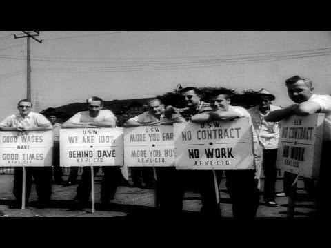 Steel strike of 1959 HD Stock Footage Labor Unions Strike Against Steel Industry YouTube