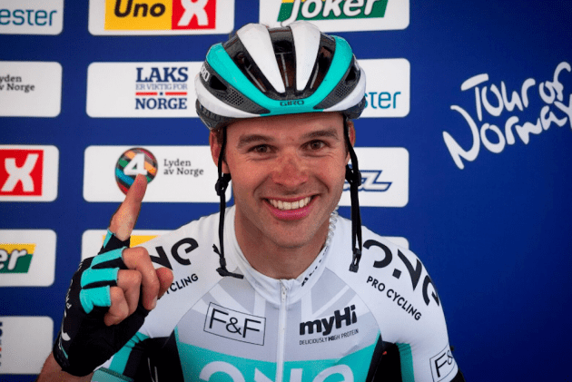Steele Von Hoff One Pro Cyclings Steele Von Hoff takes Tour of Norway lead after