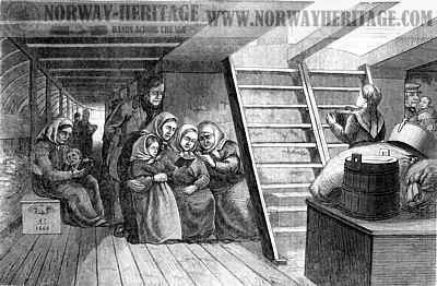 Steerage (deck) wwwnorwayheritagecomgallerygalleryTheVoyage